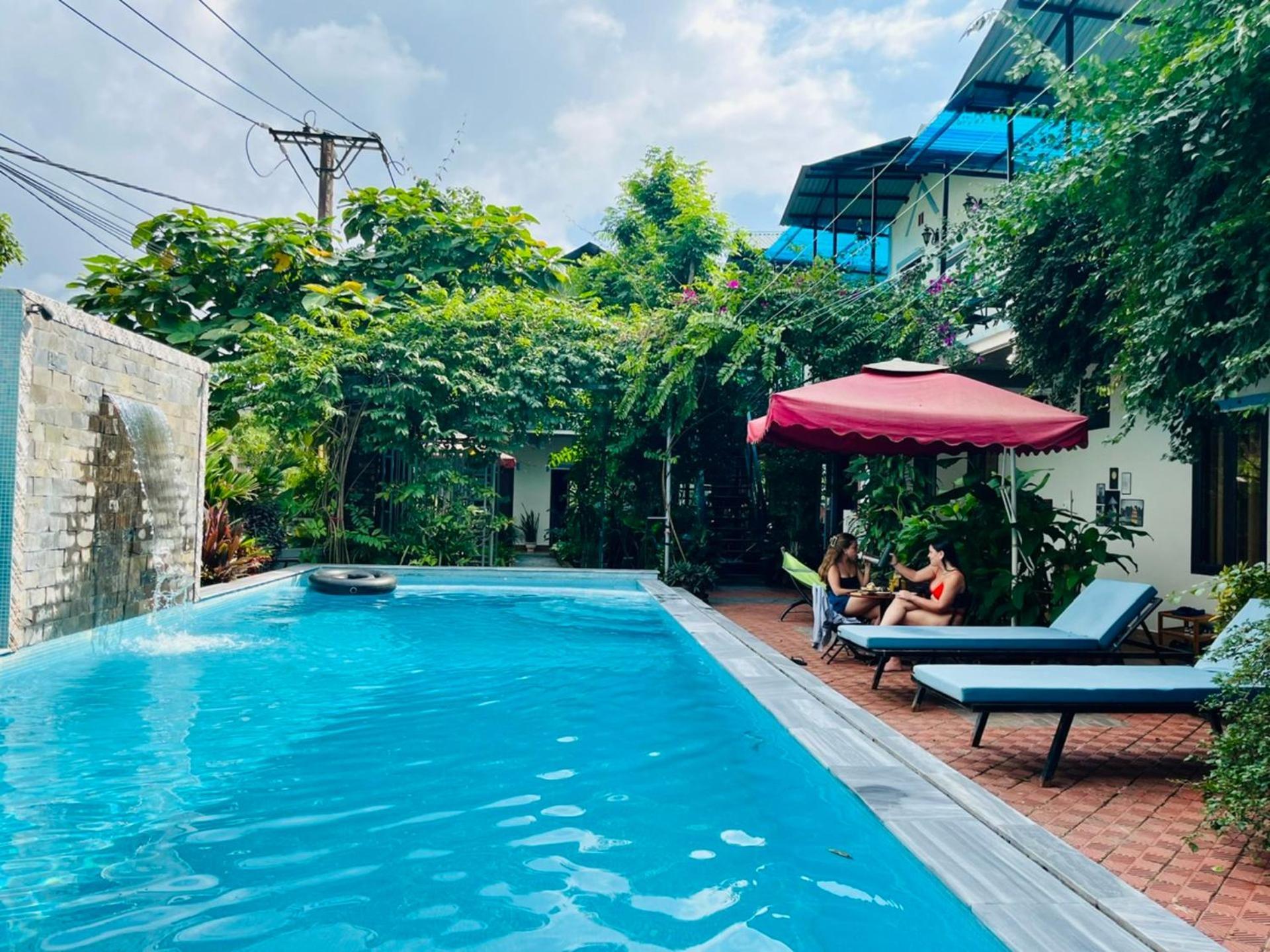 An An Homestay Bungalow Фонг Нха Екстериор снимка